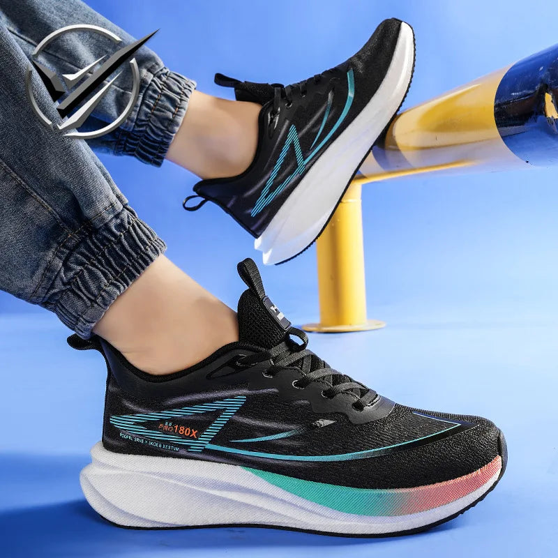 High Quality Ultra-Light Breathable Carbon Plate Running Shoes for Men and Women Shock Absorption for Spring and Summer Sports
